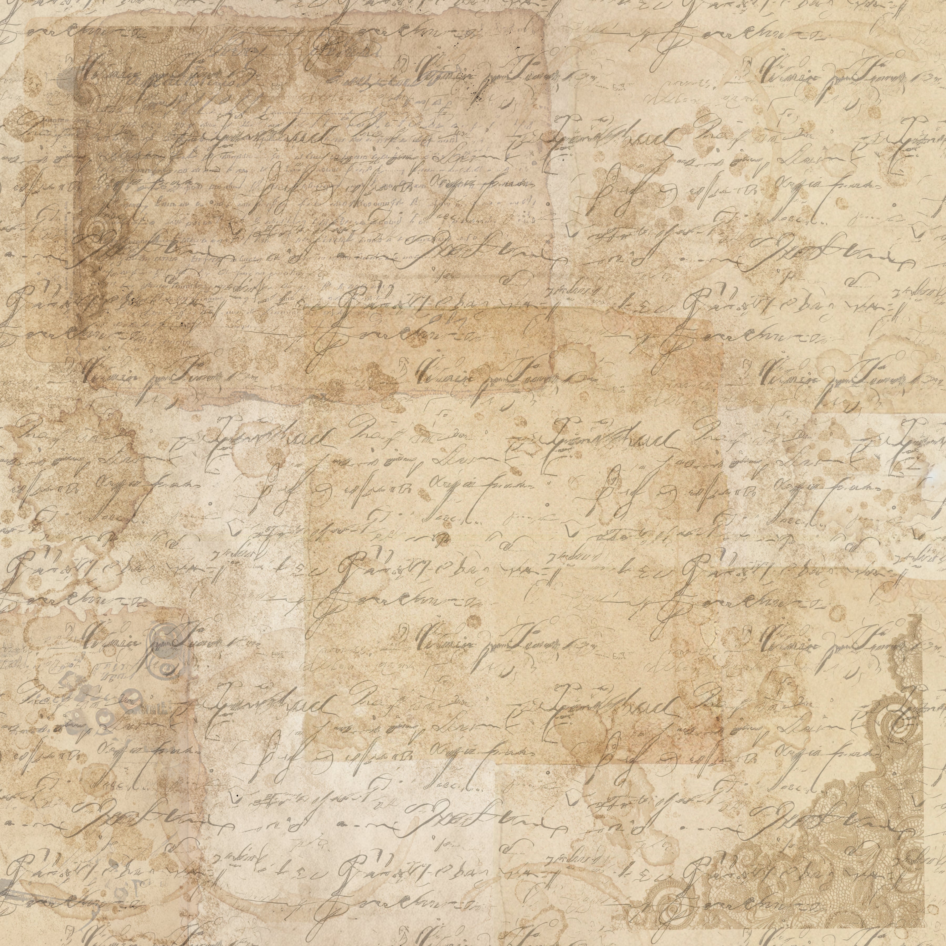 Sara Signature Antique Lace - 12" x 12" Paper Pad