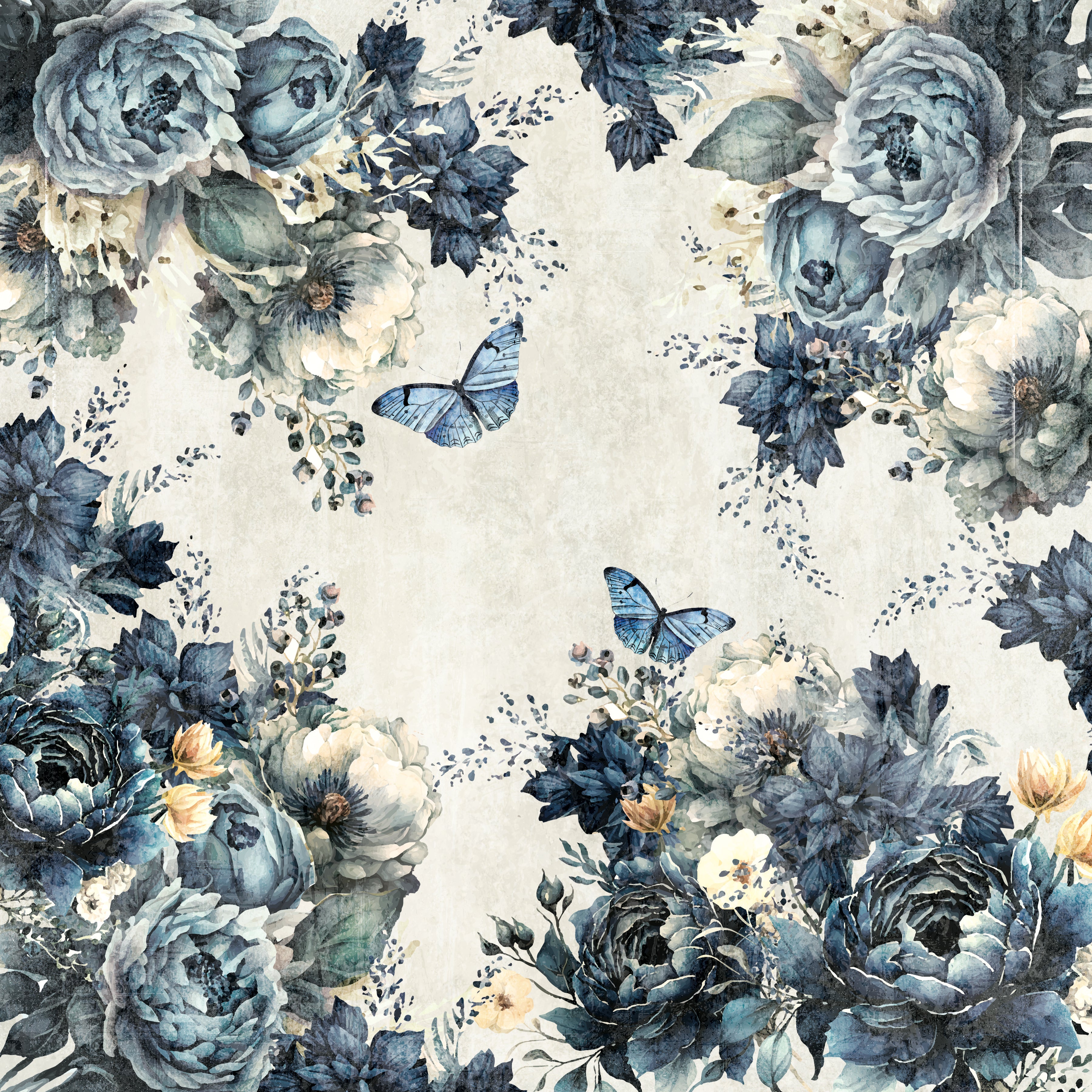 Nature's Garden - Midnight Floral - 12"x12" Paper Pad