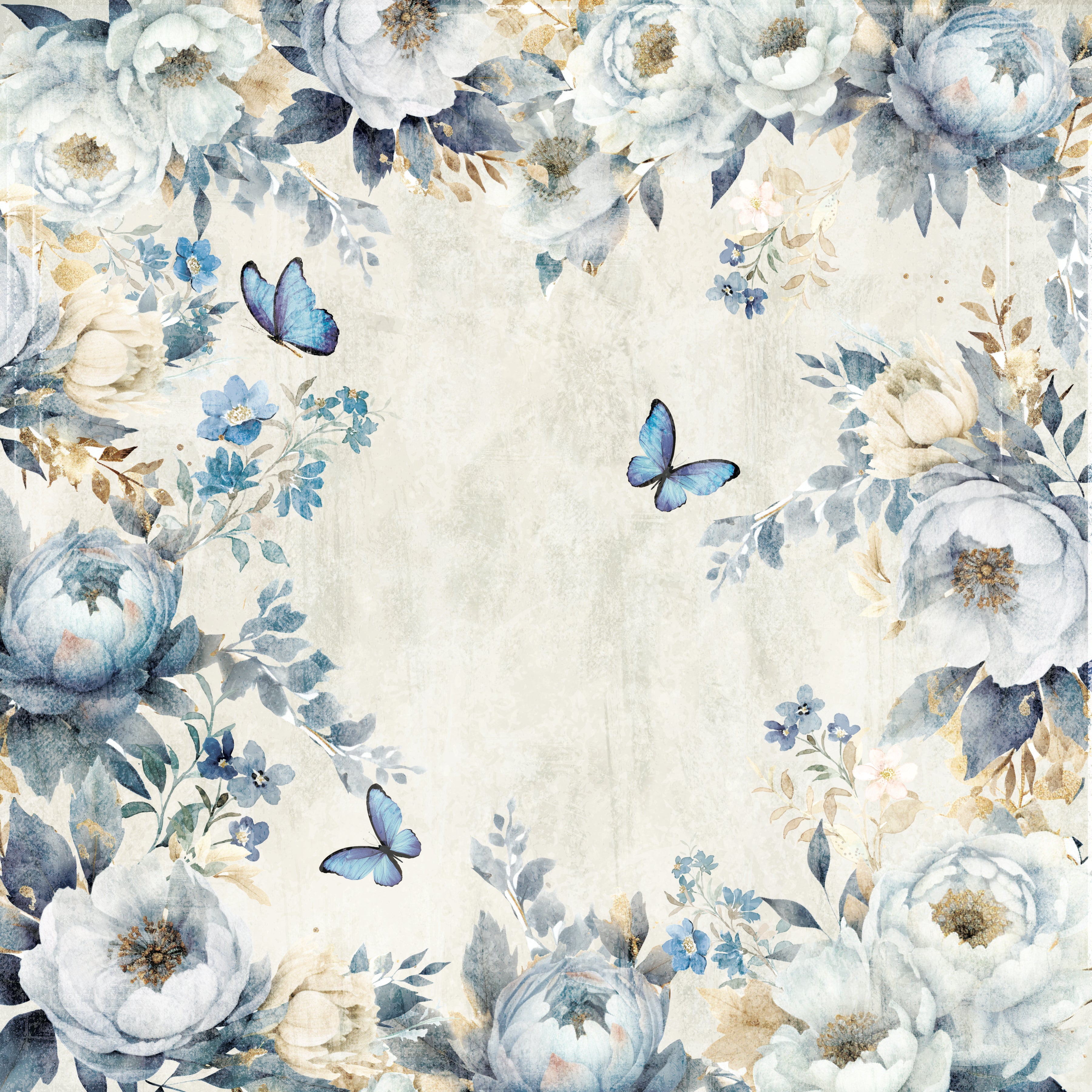 Nature's Garden - Midnight Floral - 12"x12" Paper Pad