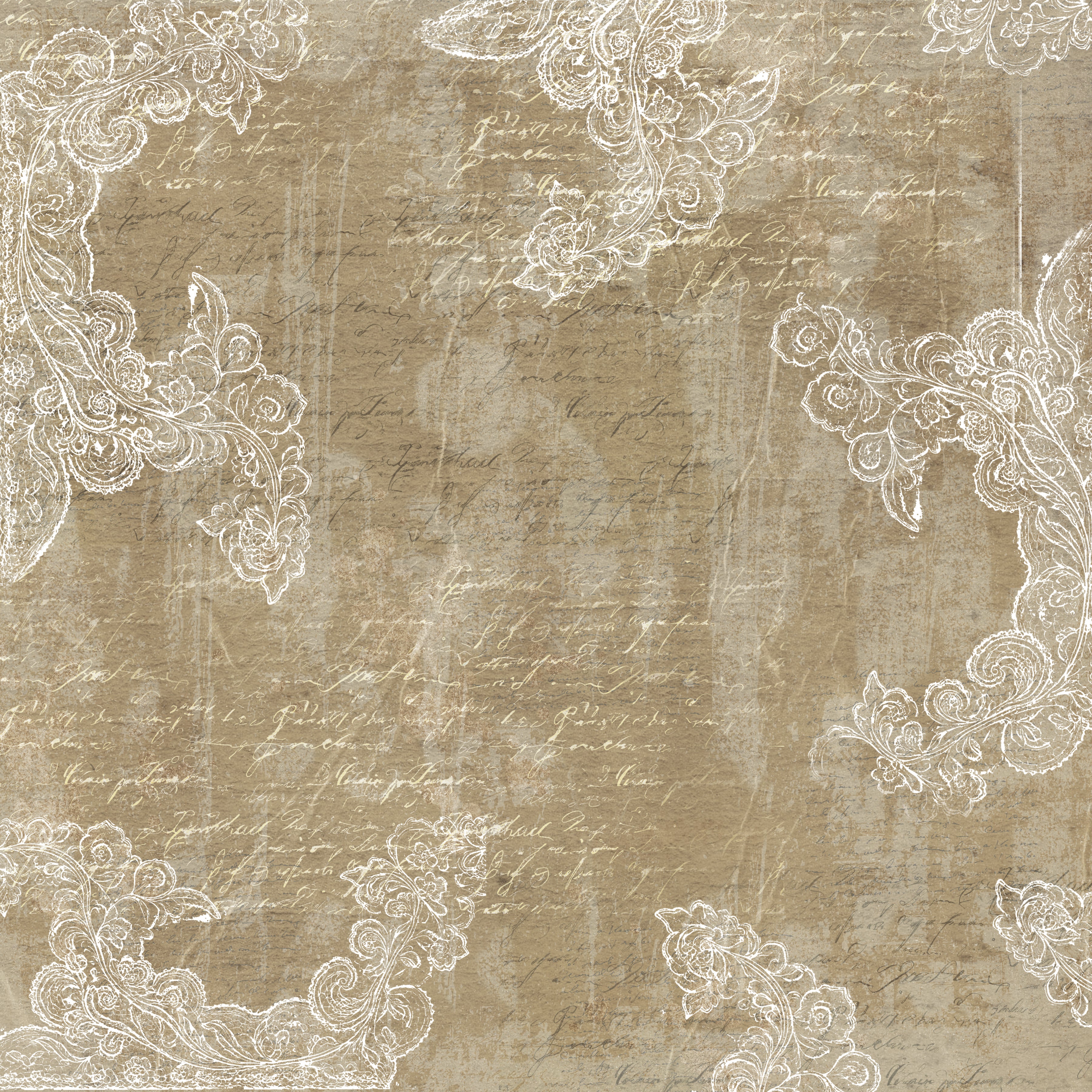 Sara Signature Antique Lace - 12" x 12" Paper Pad