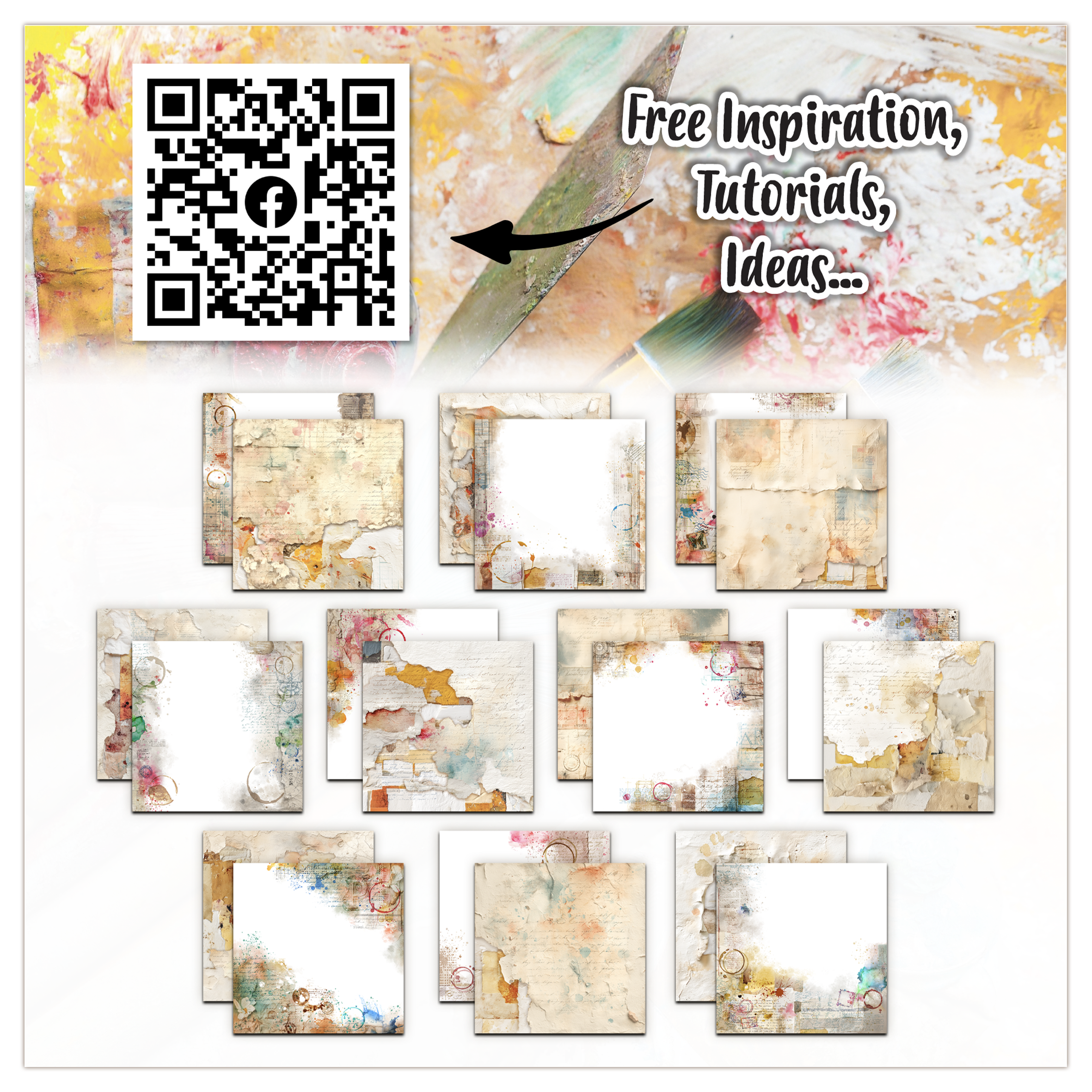 AALL and Create - 6x6 Design Paper - Traces of Time
