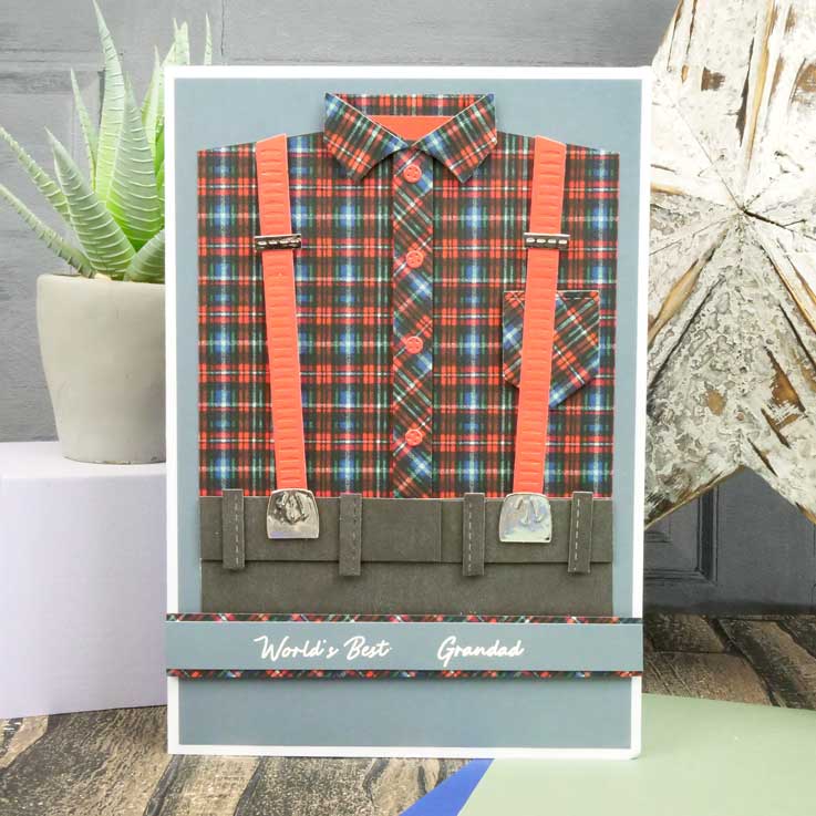 Suits, Cardigans & Shirts 8" x 8" Paper Pad