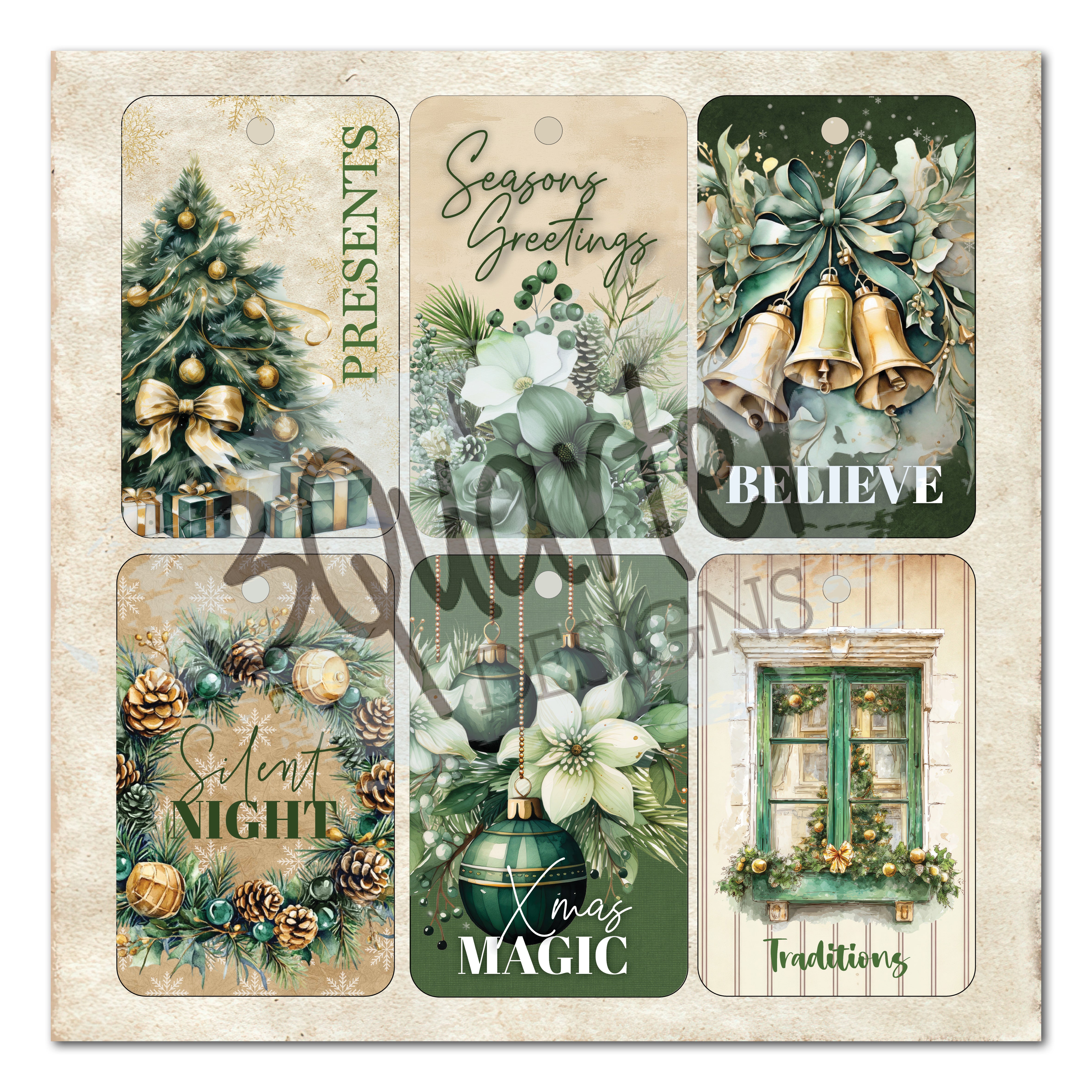 3Quarter Designs Pine Festivities 8x8 Paper Pack & Diecuts Set