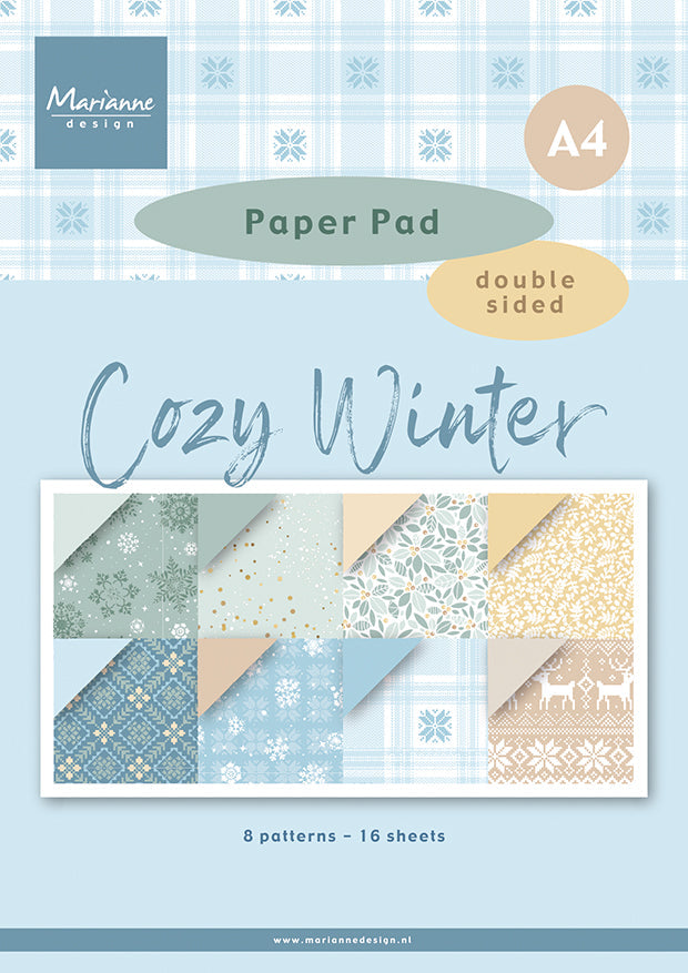 Marianne Design Cozy Winter - A4 - Paper Pad