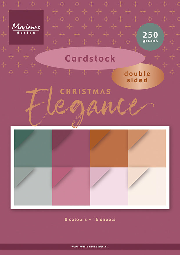 Marianne Design A4 Cardstock - Christmas Elegance