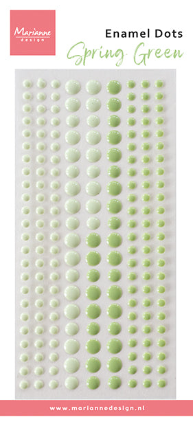 Marianne Design Enamel Dots - Duotone Spring Green