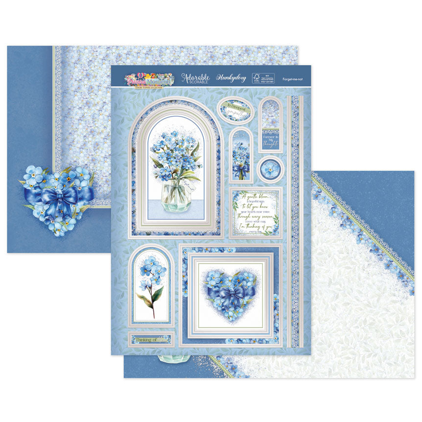Forget-me-not Luxury Topper Set