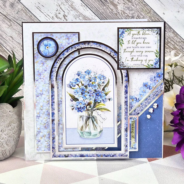 Forget-me-not Luxury Topper Set