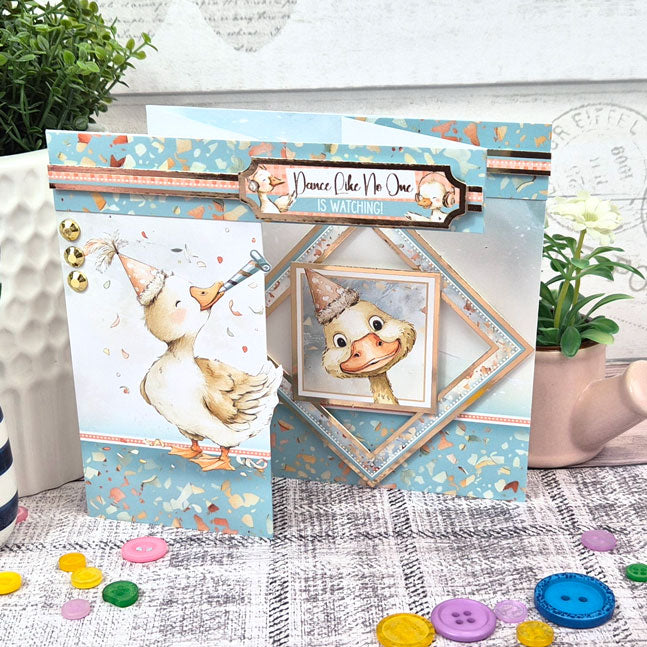 Happy Birthday Silly Goose! Luxury Topper Set