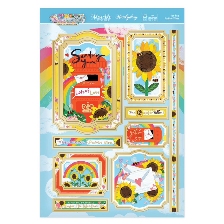 Sending Positive Vibes Luxury Topper Set
