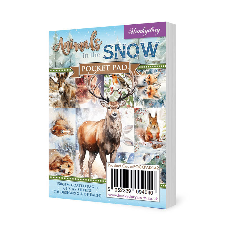 Animals in the Snow Pocket Pad