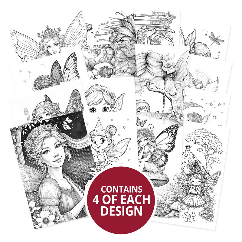 Colouring Pocket Pads - Fairy Magic