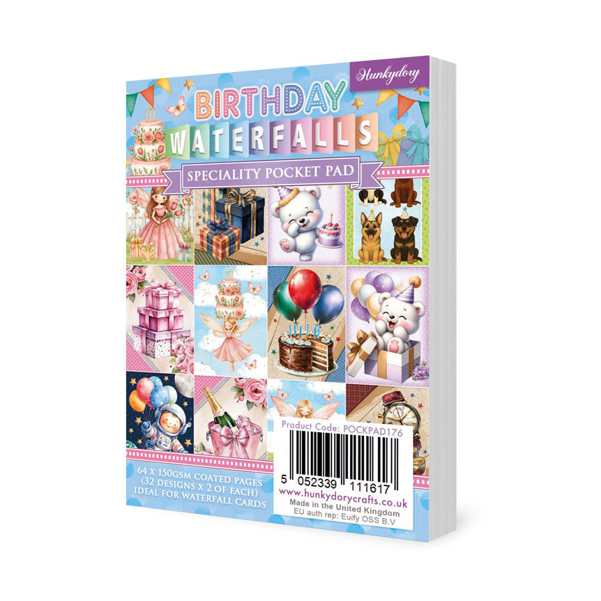 Birthday Waterfalls Speciality Pocket Pad