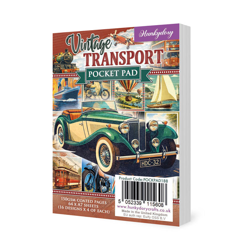 Vintage Transport Pocket Pad