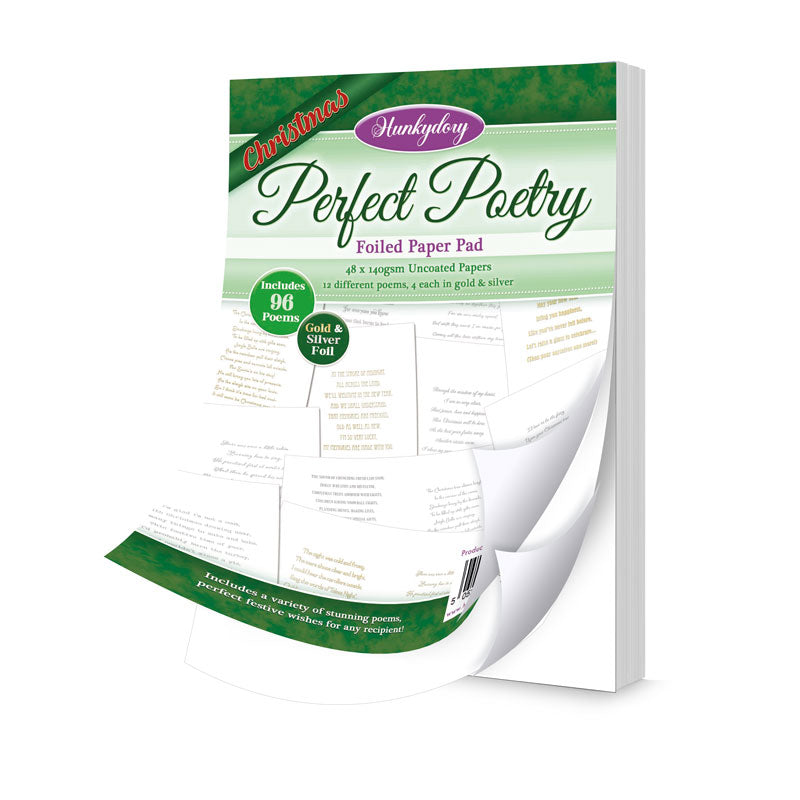 Perfect Poetry Foiled Paper Pad - Christmas