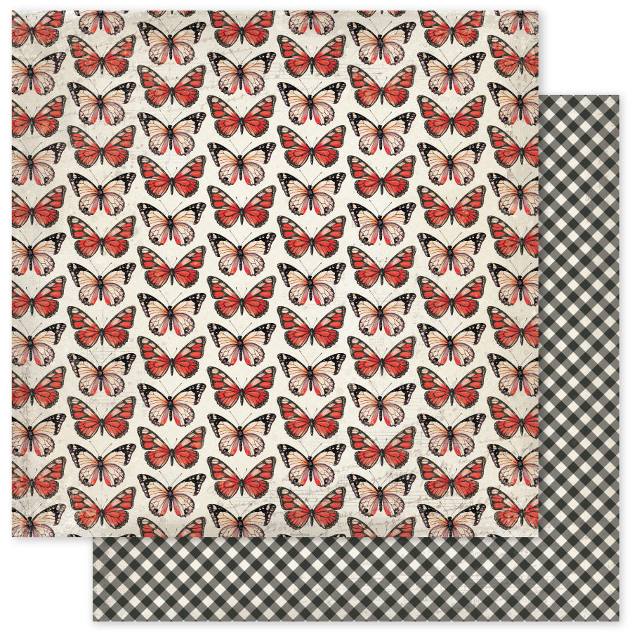 Poppy Garden Basics D 12 x 12 Paper (12 pc Bulk Pack) 34656