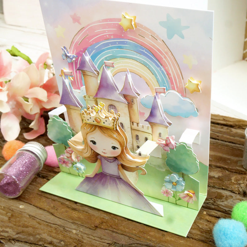 Pop-Up Stepper Cards - The Princess Castle