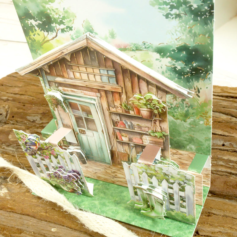 Pop-Up Stepper Cards - The Garden Shed