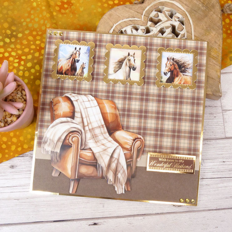 Watercolour Horses Pocket Pad