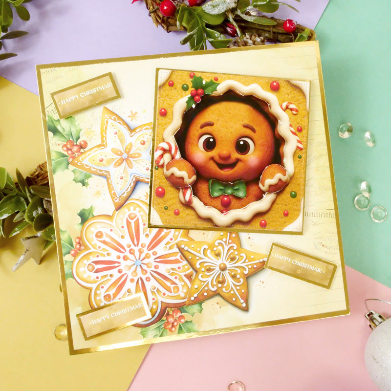 Festive Peeping Pals Square Pocket Pad
