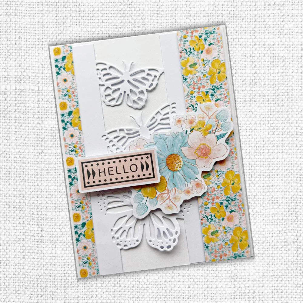 Alora Butterfly Border Metal Die 31620