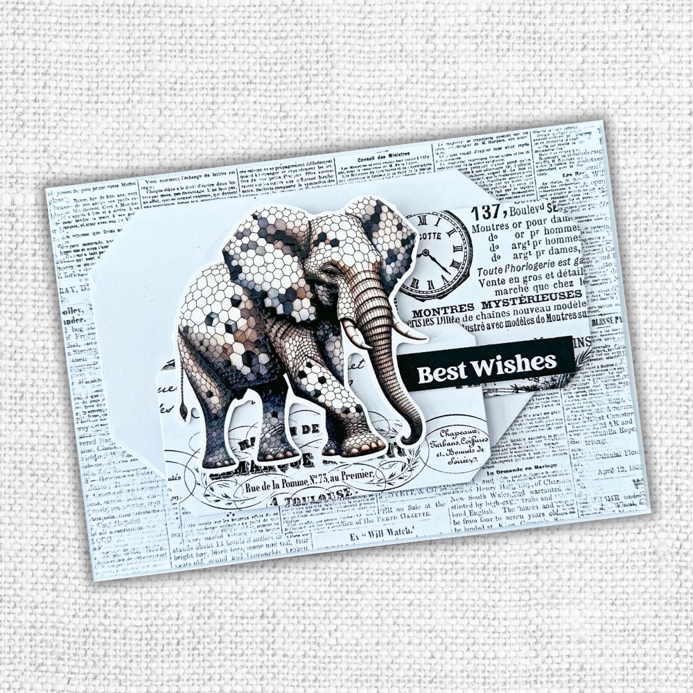 Vintage Label 1 Metal Cutting Die 32061