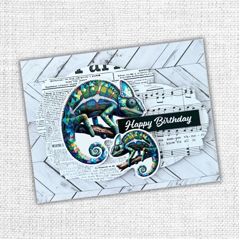 Vintage Label 2 Metal Cutting Die 32064