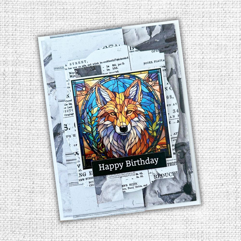 Vintage Label 2 Metal Cutting Die 32064