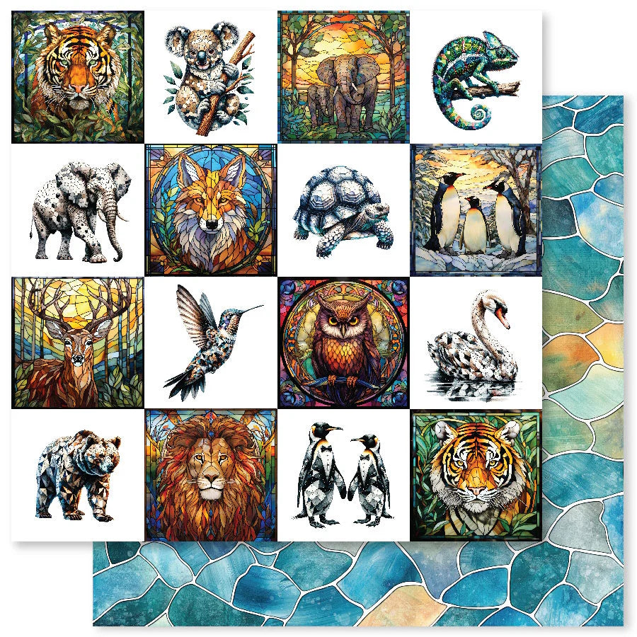 Animal Kingdom A 12x12 Paper (12pc Bulk Pack) 32082