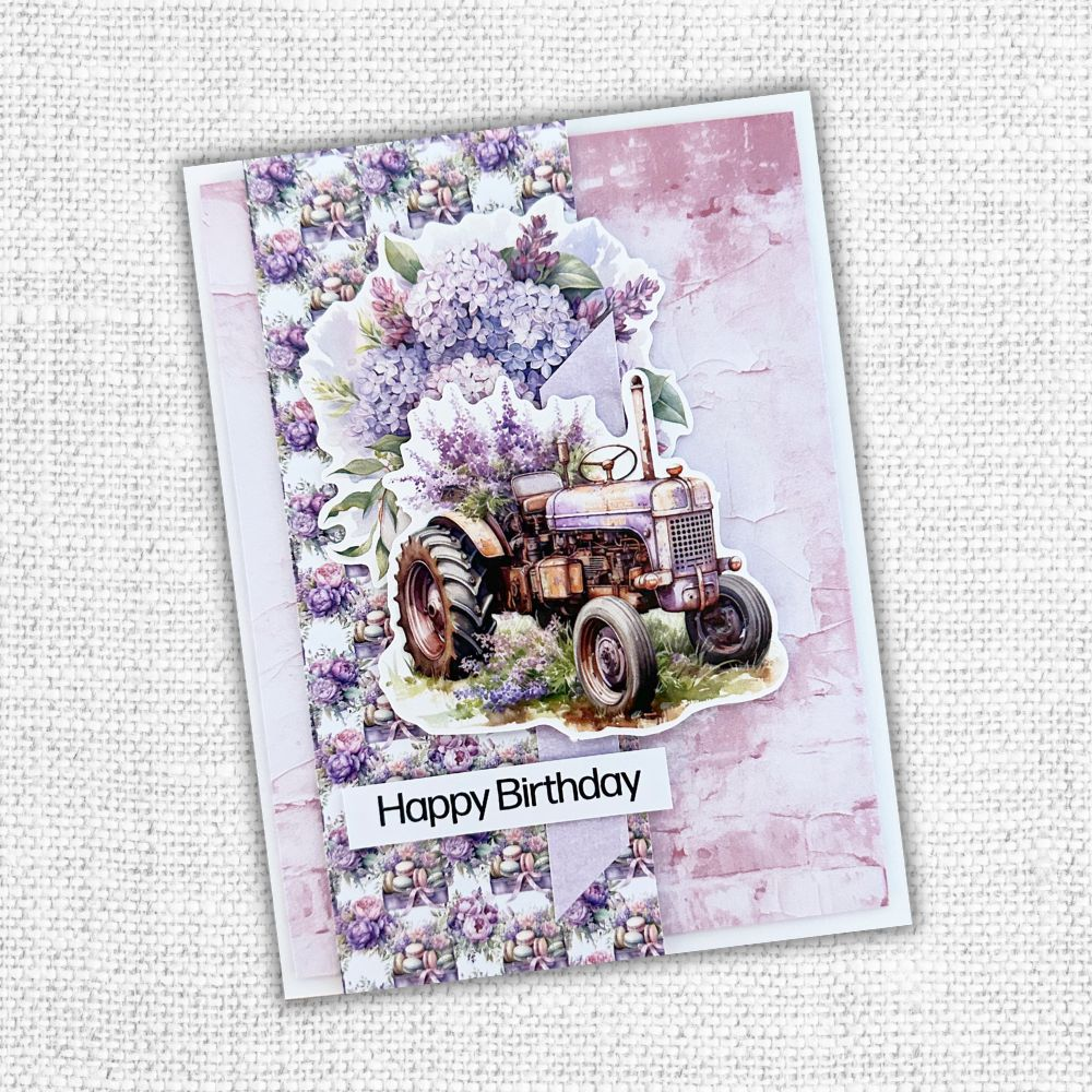 Lavender & Roses Ephemera Embossed Die Cuts 32193