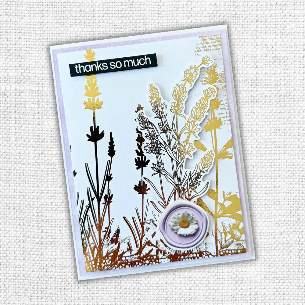 Lavender & Roses - Gold Foil 6x6 Paper Collection 32241