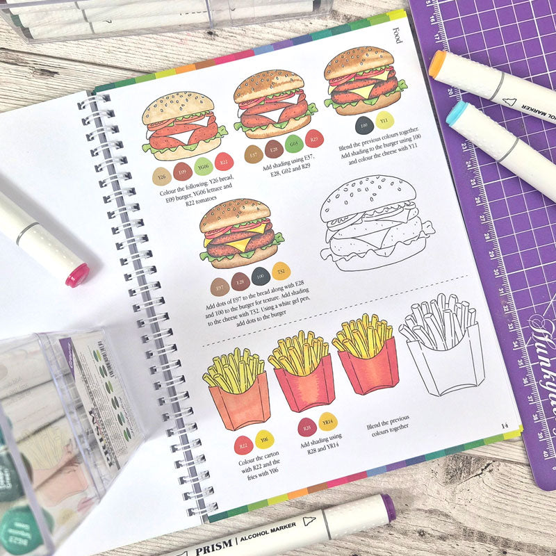 Prism Alcohol Markers Workbook - Vol. 2