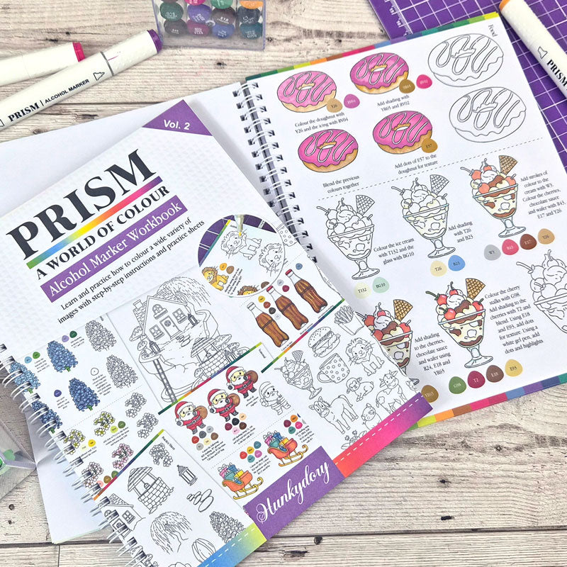 Prism Alcohol Markers Workbook - Vol. 2