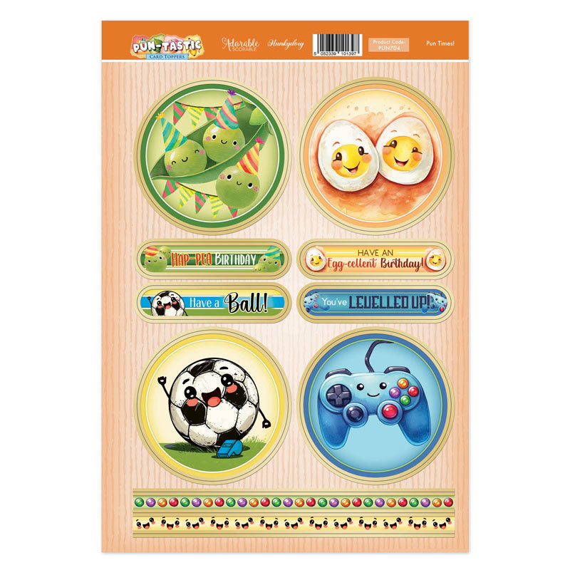 Pun-tastic Topper Sheet - Pun Times!