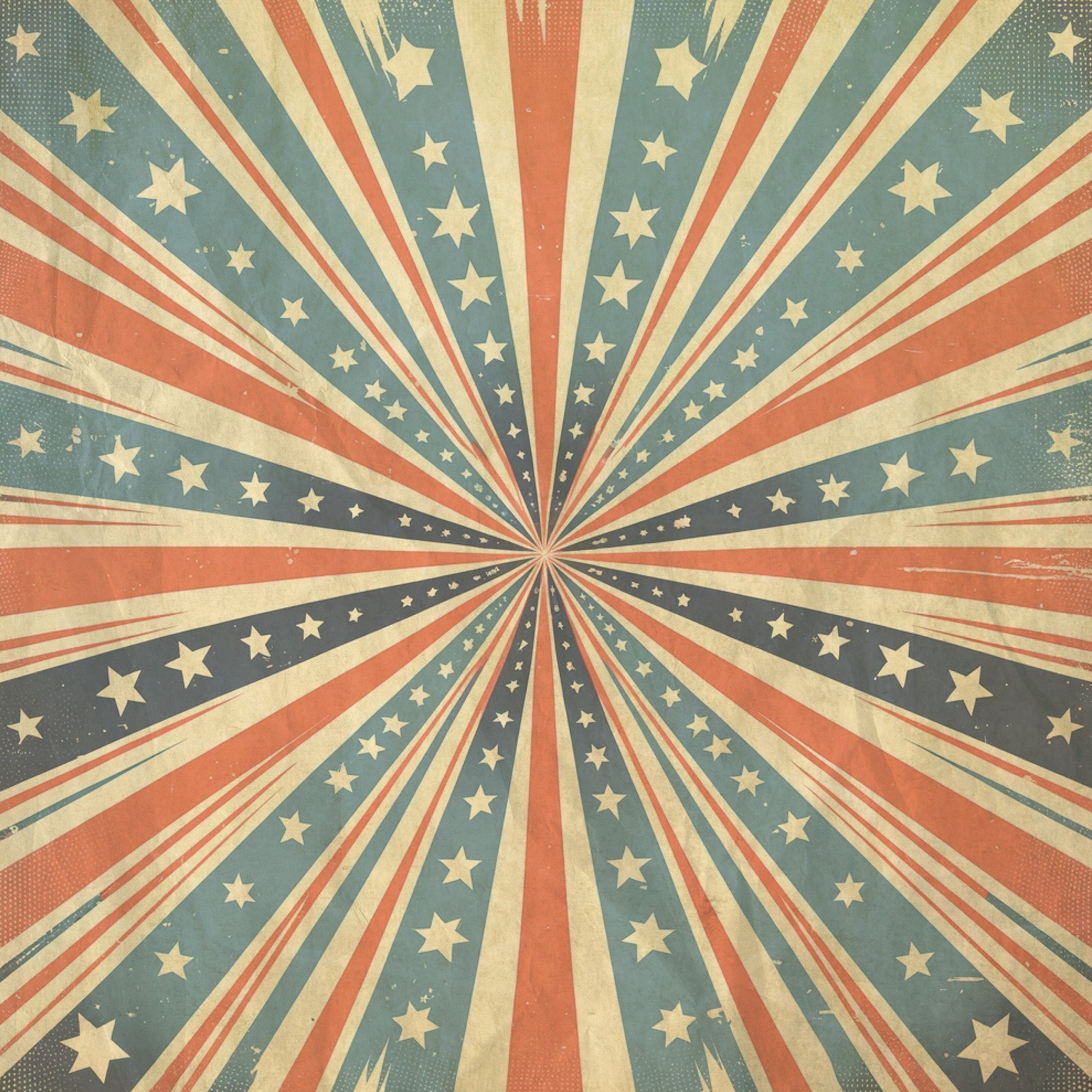 Vintage Carnival 12” x 12” Paper Pad