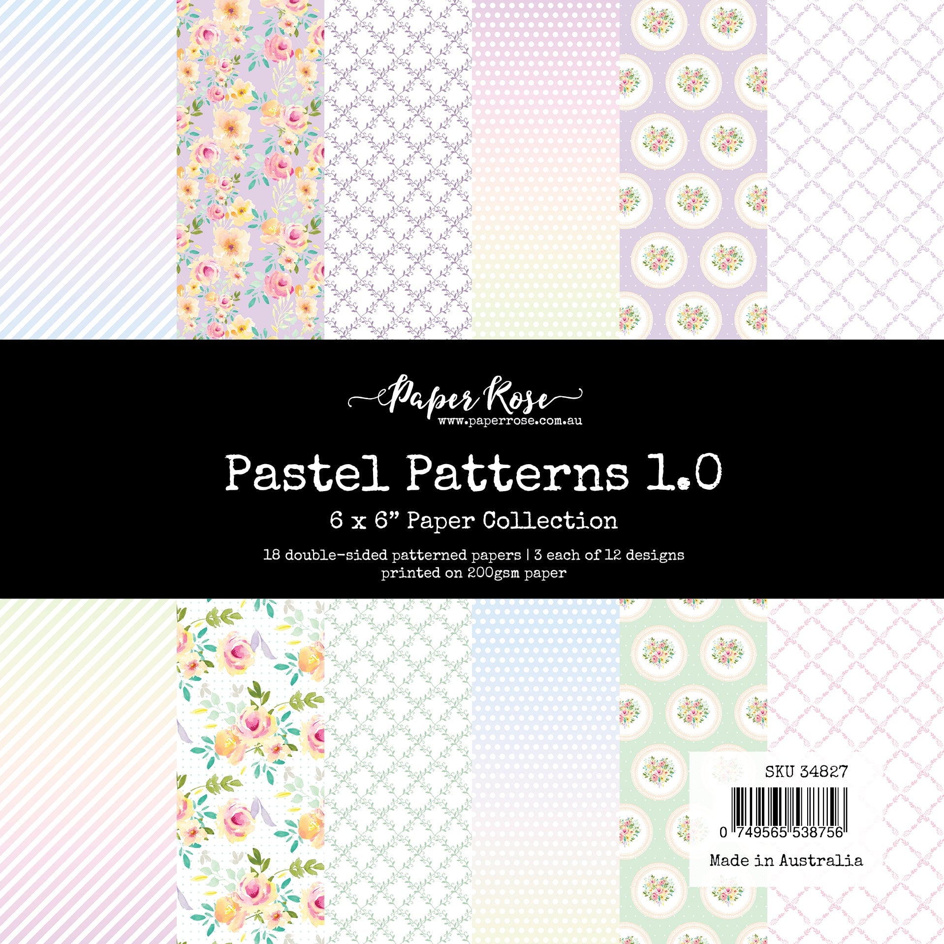 Pastel Patterns 1.0 6x6 Paper Collection 34827