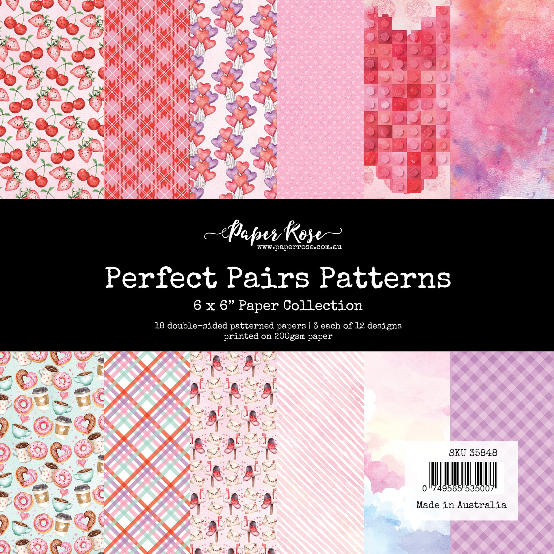 Perfect Pairs Patterns 6x6 Paper Collection 35848