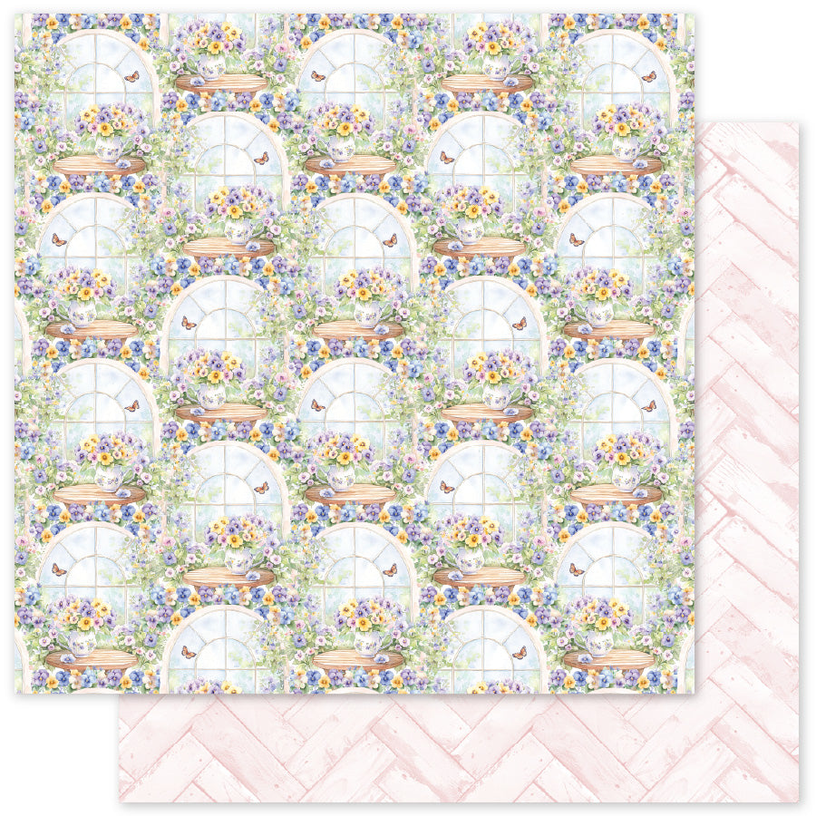 Petals & Pansies Basics D 12x12 Paper (12 pc Bulk Pack) 36415