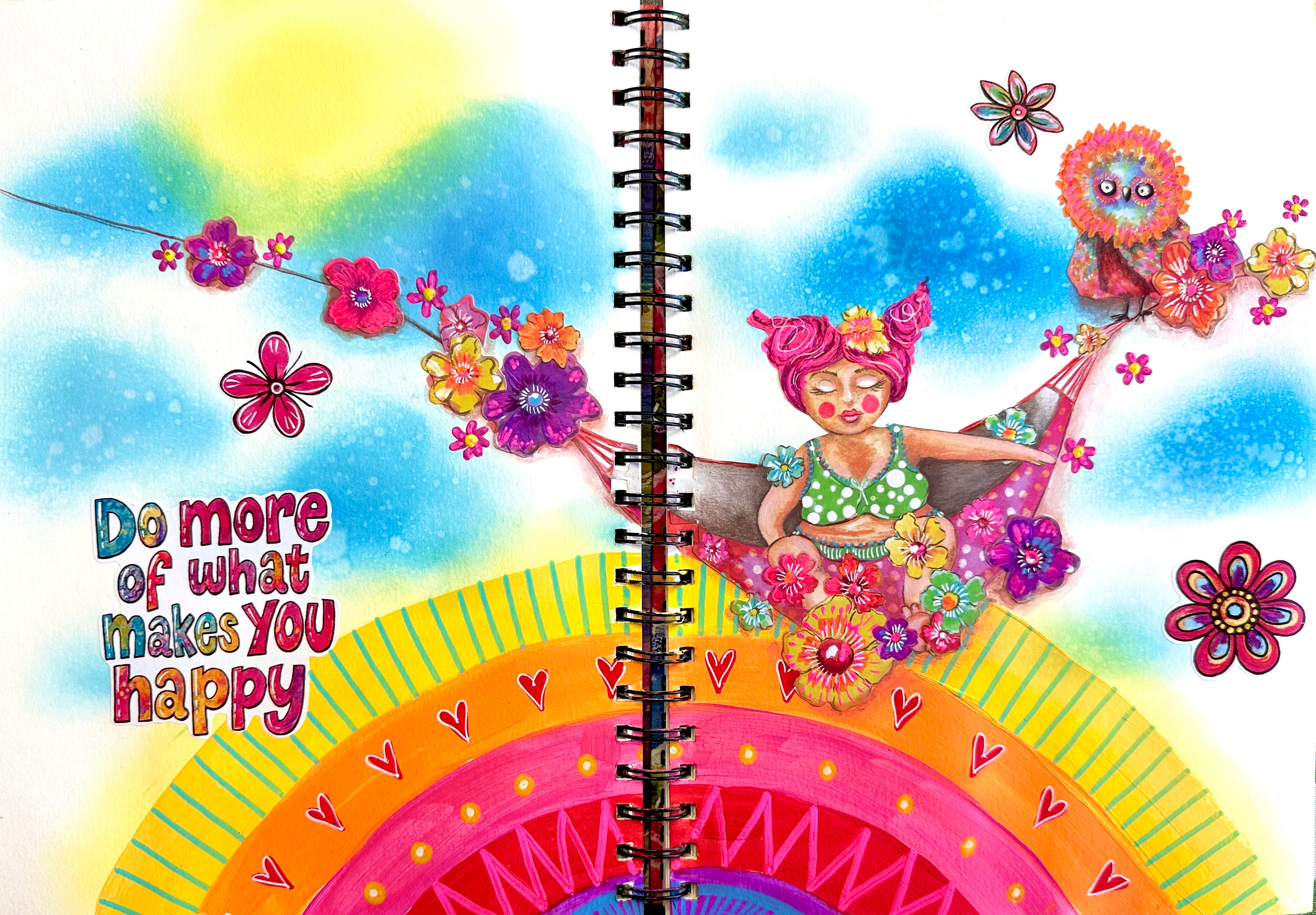 ABM Die-Cut Paper Pad X-tra Big Elements Art by Marlene 70 Sheets
