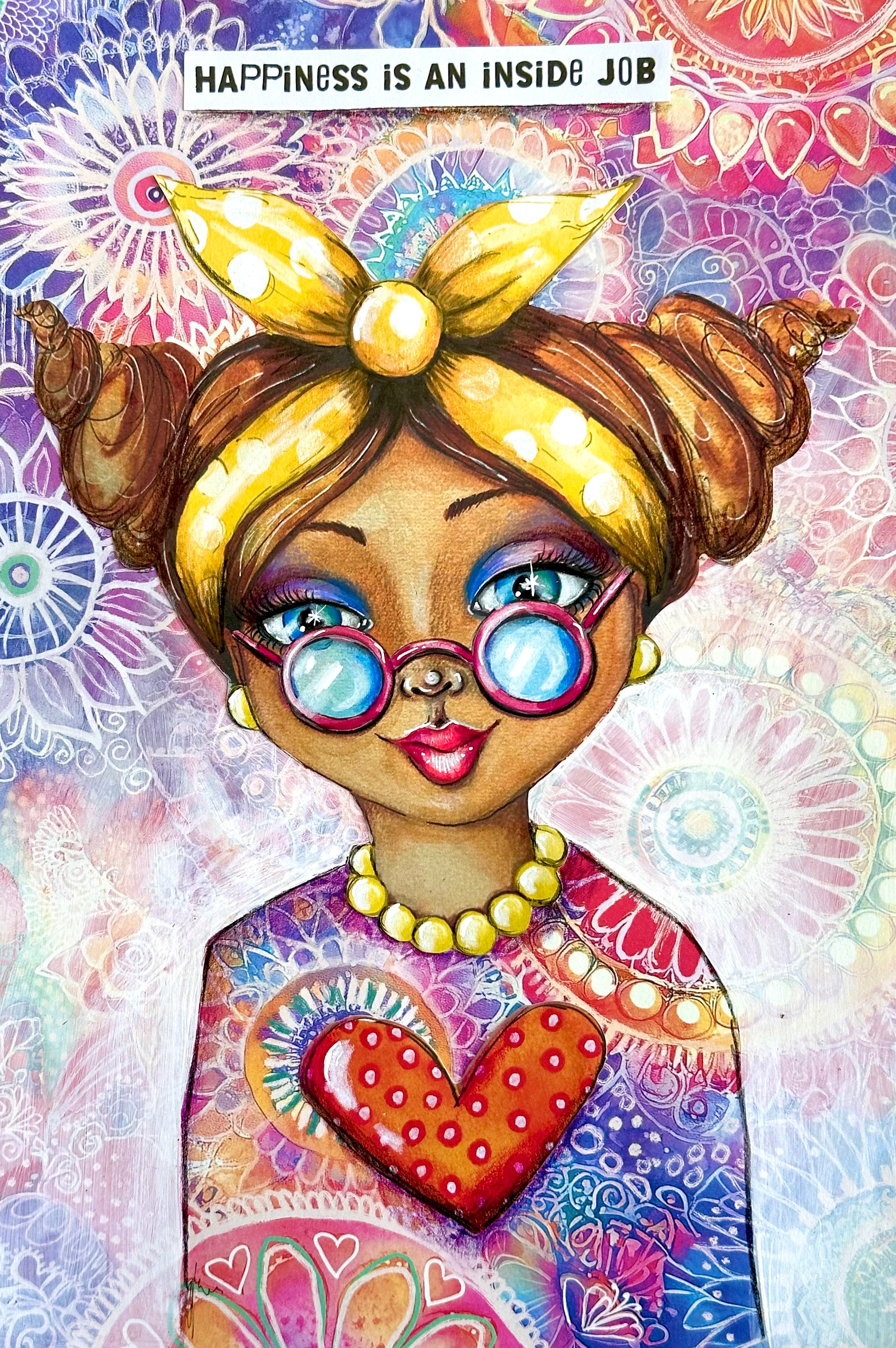 ABM Die-Cut Paper Pad X-tra Big Elements Art by Marlene 70 Sheets