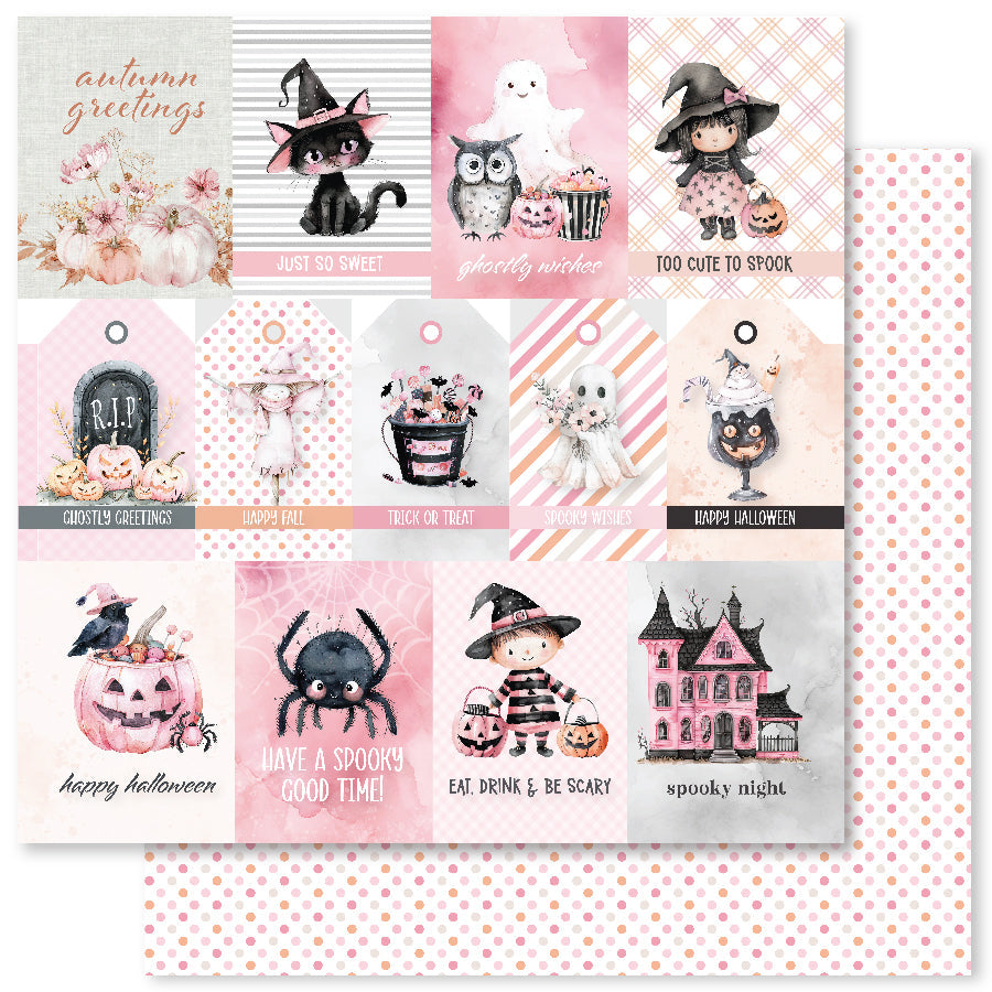 Pink Halloween 12x12 Paper Collection 32796