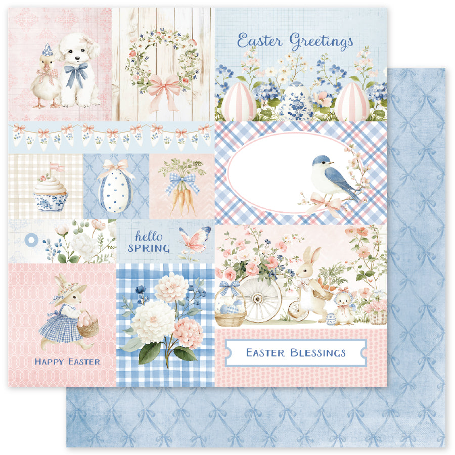 Primrose Garden Easter A 12x12 Paper (12 pc Bulk Pack) 36043