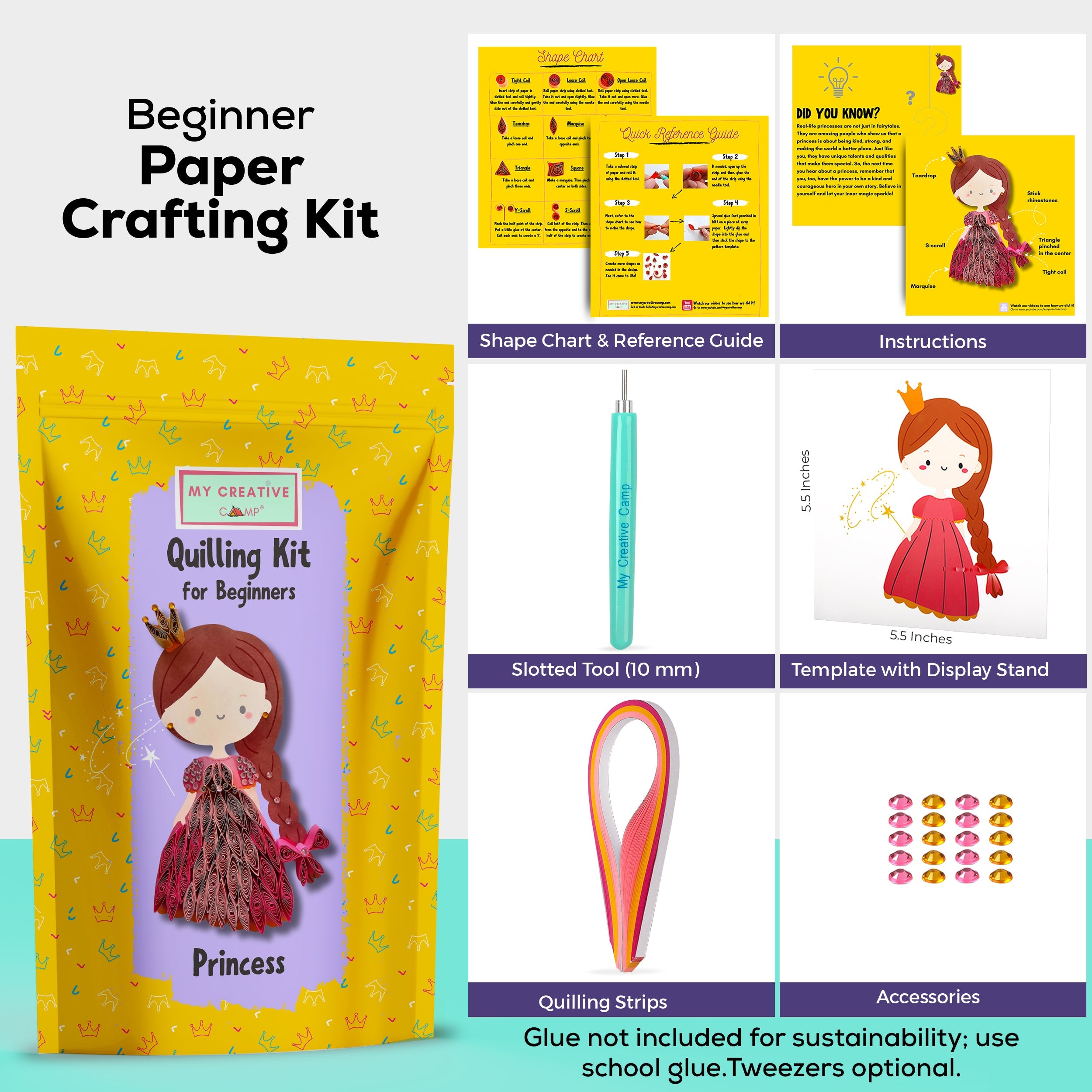 My Creative Camp Princess Quilling Kit