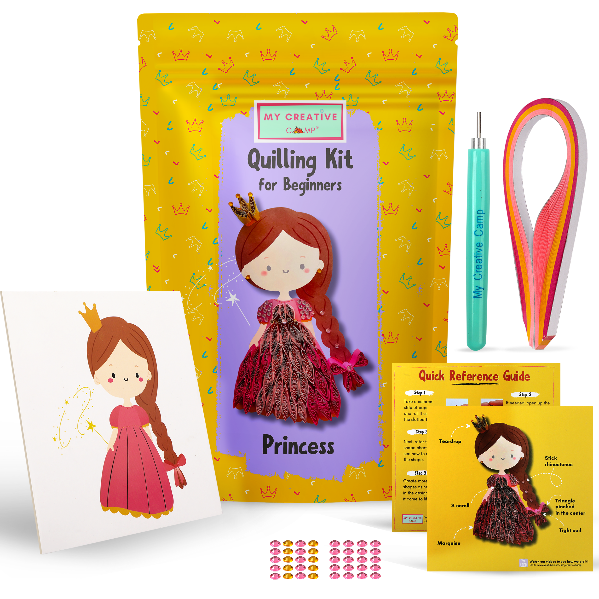 My Creative Camp Princess Quilling Kit