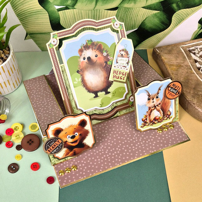 Quirky Animals Card Topper Kit