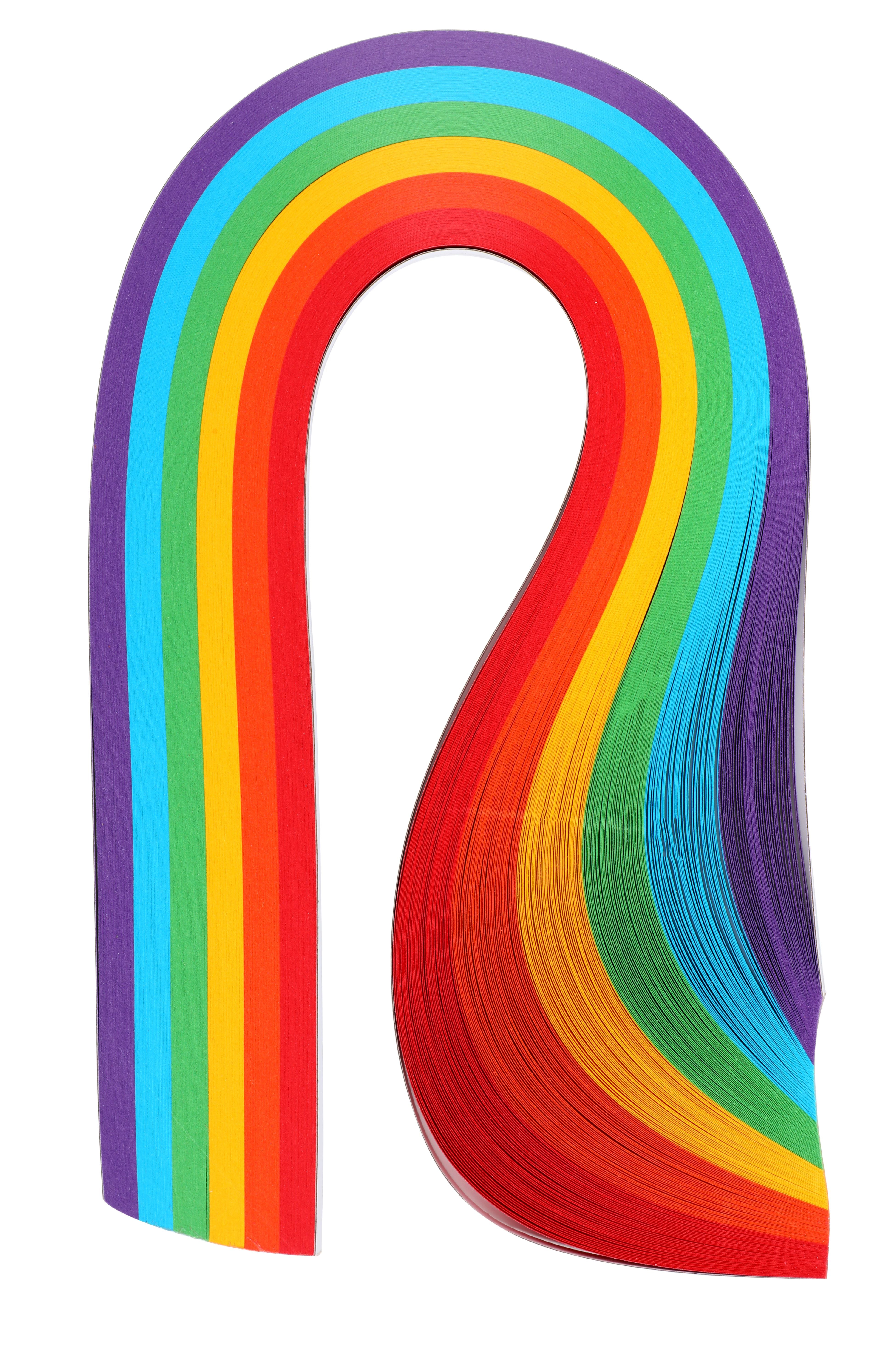 My Creative Camp Rainbow Paper Quilling Strips