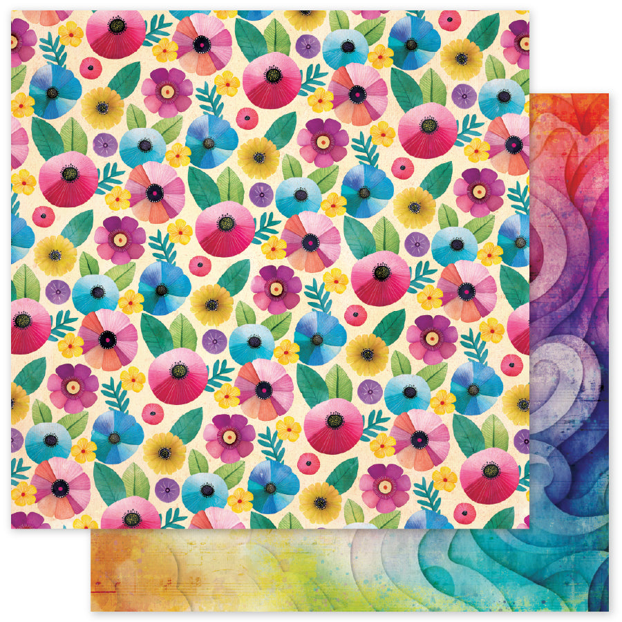 Rainbow Village Basics 12x12 Paper Collection 35322
