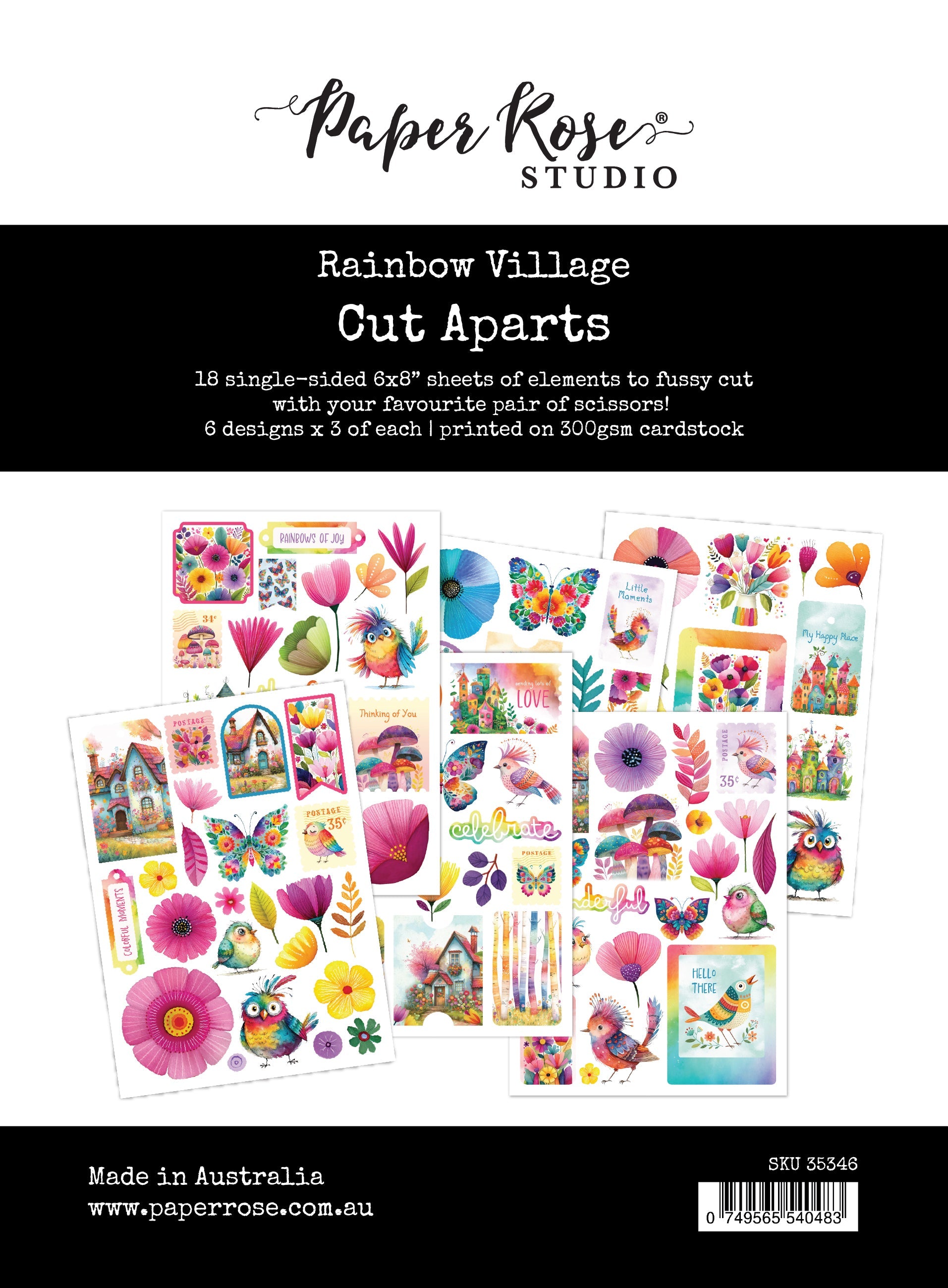Rainbow Village Cut Aparts 35346