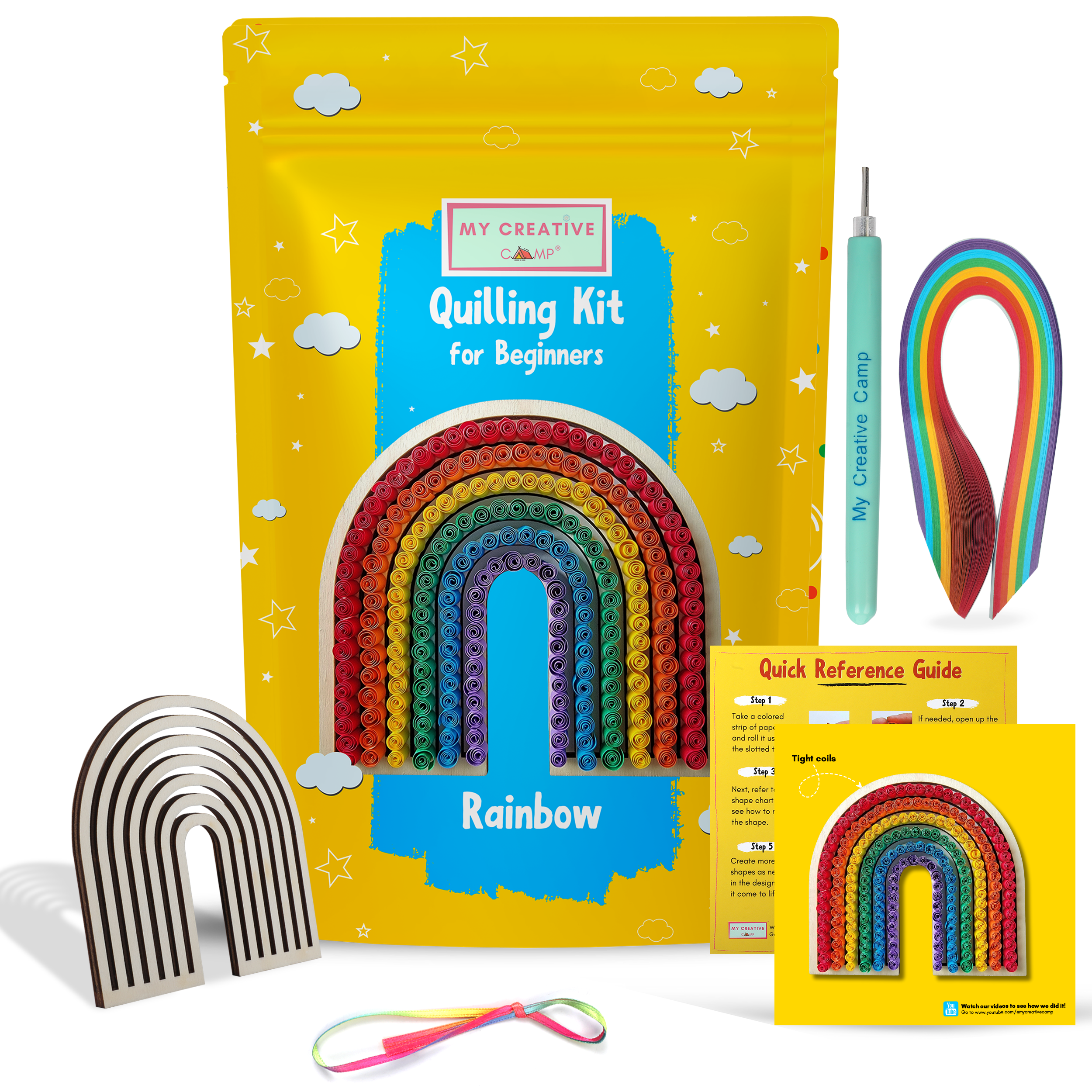My Creative Camp Rainbow Quilling Kit