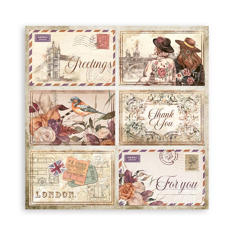 12”x12” (30.5x30.5cm) Paper Pad 10 Double Sided Printed Sheets - Our Way